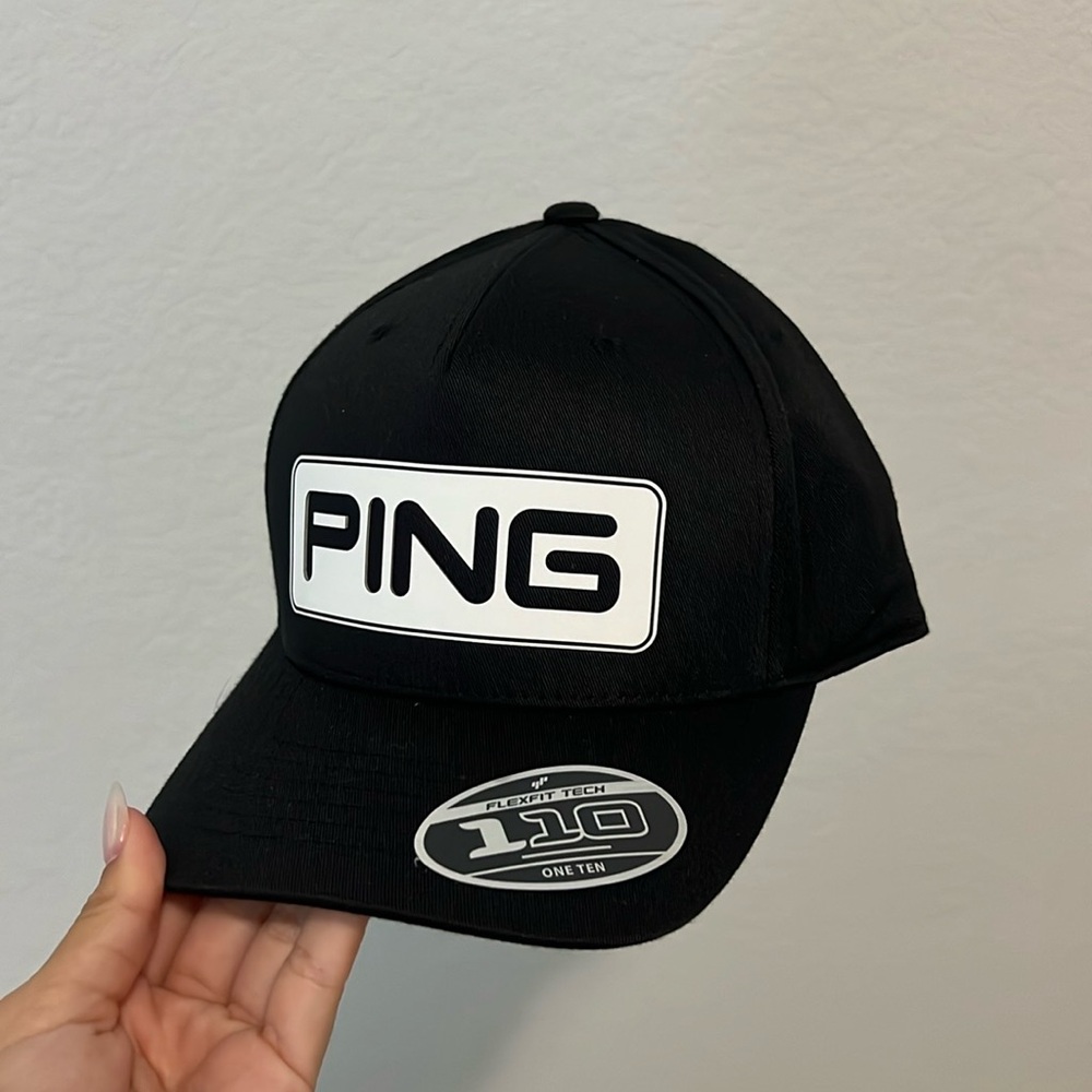 PING Black Flexfit Cap
